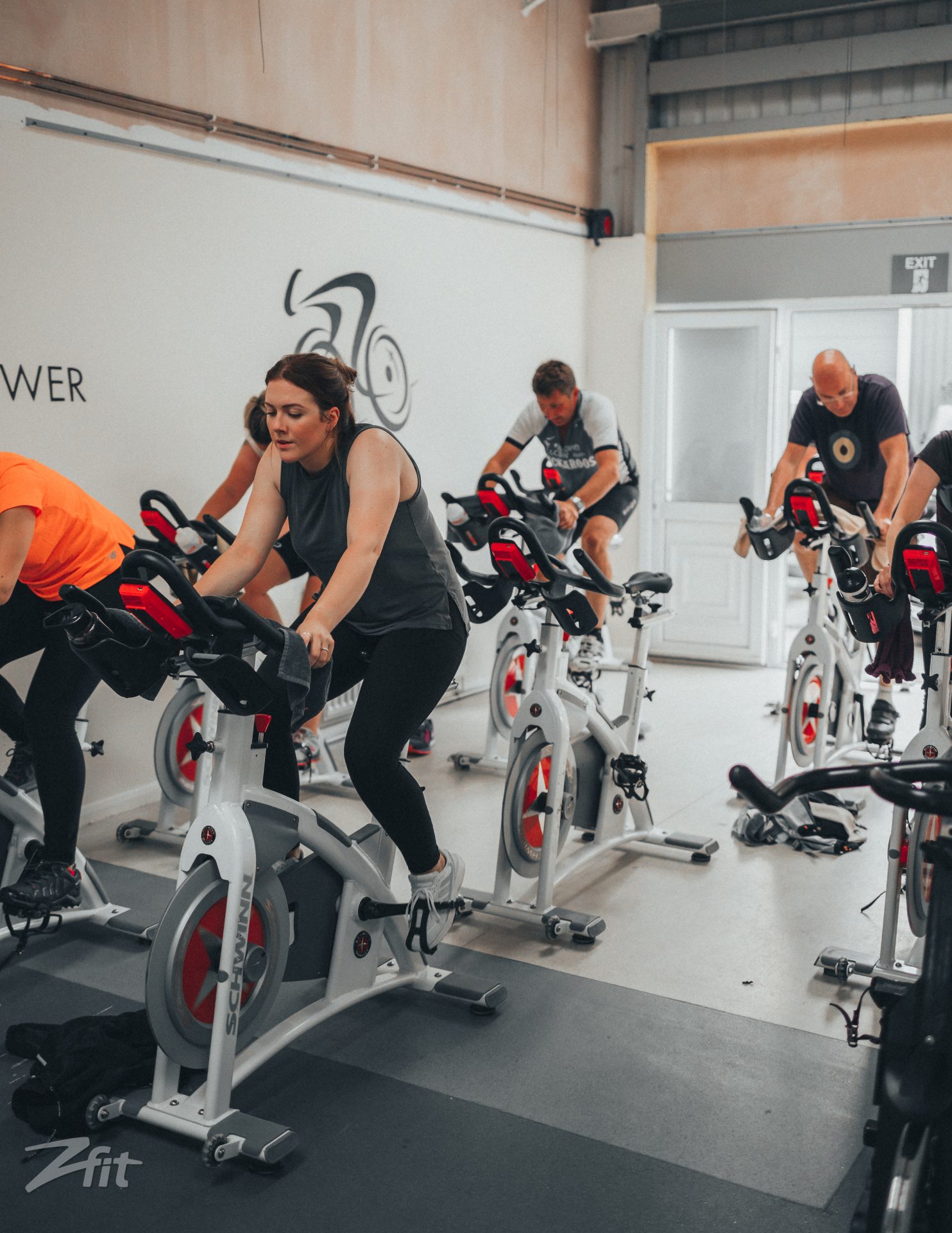 Picture of spinning class